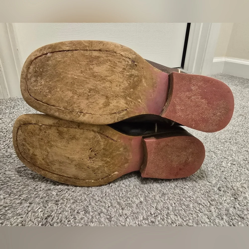 Ariat Brown Multicolored Kids Size 2.5 Western Boots Cowgirl Western Rodeo